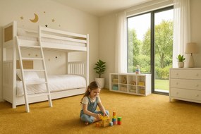 Vopi, Koberec metráž Eton Exklusive žltý - neúčtujeme odrezky z role, na mieru, šíře 1,33m,1m,2m,3m,4m,na mieru, neúčtujeme odrezky, žltá, ab (mriežka), detská izba