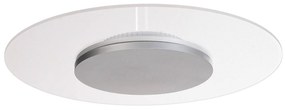 Stropné LED svetlo Zaniah 360° svetlo 24W striebro