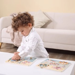 Puzzle s rúčkami Viga 44068 PolarB zvieratká