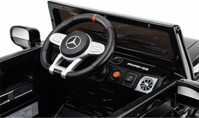 LEAN CARS Elektrické autíčko Mercedes AMG G 63 čierne lakované