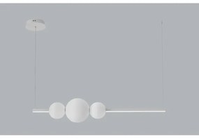Azzardo AZ4426 - LED Stmievateľný luster na lanku SANDRA LED/48W/230V biela