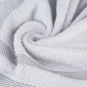 FROTÉ UTERÁK RIKI SADA 6KS 30X50 CM STRIEBORNÁ