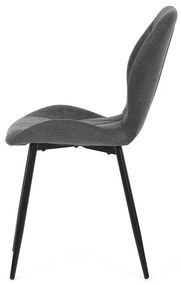 Autronic BONTEC Jedálenská stolička, sivá, látka, CT-285 GREY2 Farba: Šedá
