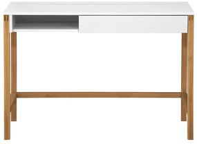 Pracovný stôl s bielou doskou Woodman NorthGate