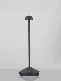 Vonkajšia stolová lampa Lumo tmavá sivá