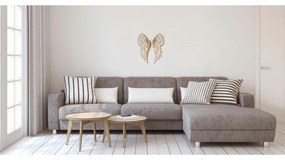 BOLTZE Dekorácia na stenu z polyresinu Cosmo Beige 21x55 cm