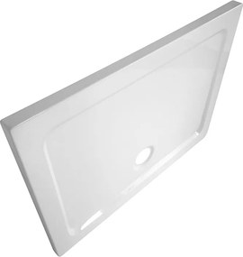 BPS-koupelny Obdĺžniková akrylátová sprchová vanička ST05D WH 110x70 biela