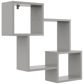 Polička NR 5 platinová sivá