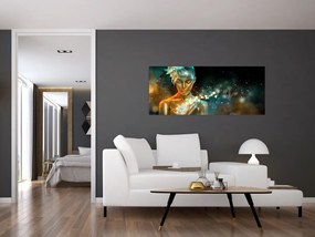 Obraz zlatej víly (120x50 cm)