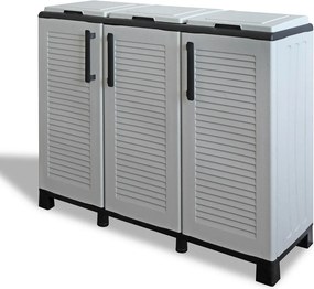 ARTPLAST Skriňa na triedený odpad Linea Family 3dv/3víka