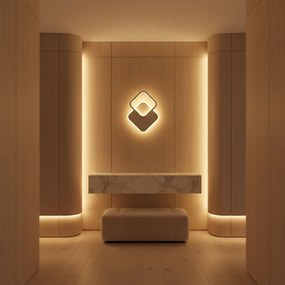 Toolight Toolight, LED nástenné svietidlo 18W, 3000K, 500lm, LHJ080-W, biela, OSW-50056