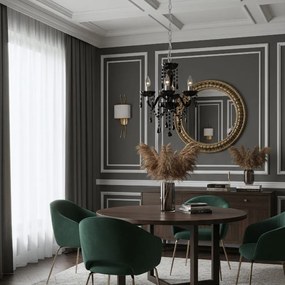 Toolight Toolight, stropné svietidlo 3xE14, EBT005-3CP, čierna, OSW-01240