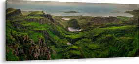 Obraz - Quiraing, Škótsko (120x50 cm)