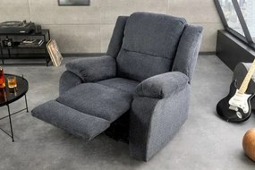 Kreslo Relax 47594 Hollywood - Tmavošedá látka  - Komfort-nábytok