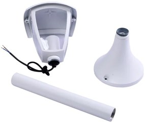 Vonkajšia lampa FOX 1xE27/40W/230V IP44 biela