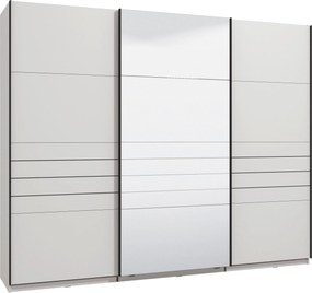 XXXLutz ŠAT. SKRIŇA S POSUV. DVERAMI, biela, 270/217,5/61 cm Xora - Skrine - 000834015316