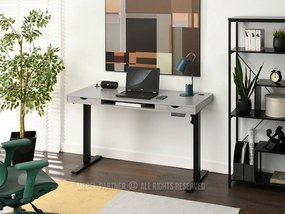 PC stolík Osto 140 (betón + biela). Vlastná spoľahlivá doprava až k Vám domov. 1109836