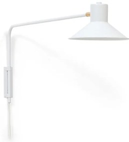 Biele nástenné svietidlo ø 20 cm Aria – Kave Home