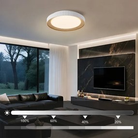 BRILAGI - LED stmievateľné stropné svietidlo NEXO LED/48W/230V 3000–6000K biela, priemer 43 cm + diaľkové ovládanie