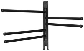 Koupelnový věšák na ručníky ONTI černý