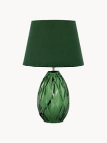 Stolová lampa so skleneným podstavcom Crystal Velvet