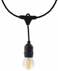 BERGE Záhradná girlanda 15m + 16x 1W LED žiarovka