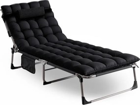 Lehátko VENUS, čierne