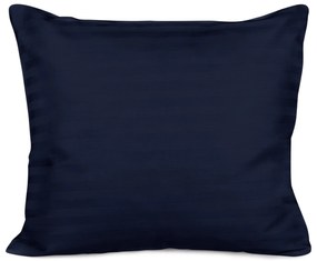SATÉNOVÁ OBLIEČKA NA VANKÚŠ CIZGILI NAVY BLUE 70X80 CM EXCLUSIVE TMAVOMODRÁ
