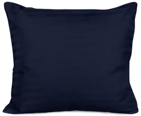 SATÉNOVÁ OBLIEČKA NA VANKÚŠ CIZGILI NAVY BLUE 70X80 CM EXCLUSIVE TMAVOMODRÁ