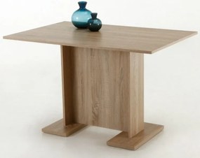 Jedálenský stôl Ines 108x68 cm, dub sonoma