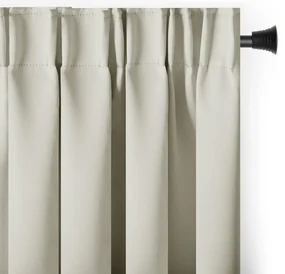 Krémový zatemňovací termo záves 140x245 cm Pleat – Restilo