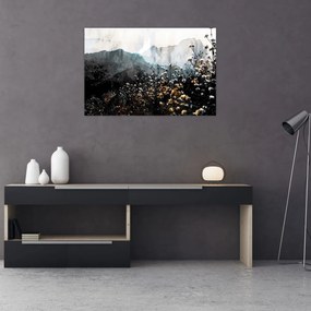 Obraz - Ilustrácie divokých kvetov (90x60 cm)