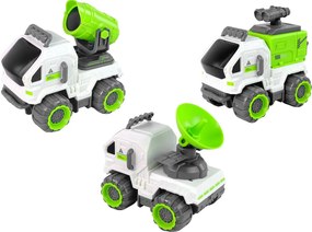 LEAN Toys Súprava vesmírnych vozidiel 6v1 rover Satelit Astronóm pre deti