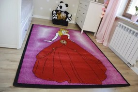Detský koberec Kids Princess ružový C425