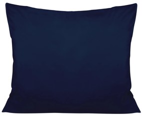 SATÉNOVÁ OBLIEČKA NA VANKÚŠ 50X80 CM TMAVOMODRÁ