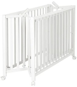 roba Detská skladacia postieľka, 60 x 120 cm (biela)  (100340863)