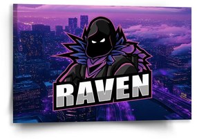 Sablio Obraz FORTNITE RAVEN Steampunk mesto - 60x40 cm
