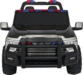 Elektrické autíčko RAM 3500 policajné čierne