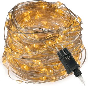 Nexos 74007 Svetelná reťaz - 240 LED, teplá biela