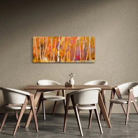 Obraz - Jesenný les (120x50 cm)