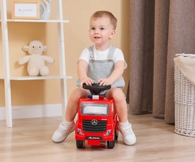 Odrážadlo Mercedes-Benz Actros hasičské auto červené