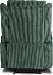 Masážne kreslo SEBASTIAN Green Corduroy
