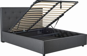Dormeo Dolce Pro Posteľ s úložným priestorom Klasik sivá