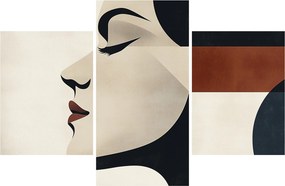 Obraz - Žena z profilu (90x60 cm)