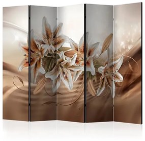 Paraván - Chocolate Lilies II [Room Dividers]