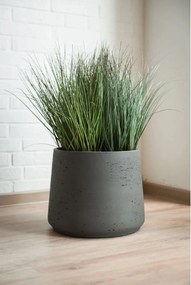 Kvetináč TROPICO, sklolaminát, výška 38 cm, antracit