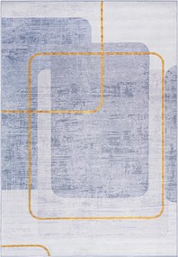 TA Koberec U-21150 FLANNEL PRINTED Sivý (flanelový) Obdĺžnikový Rozmer: 120x170 cm