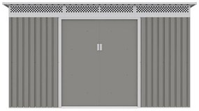 G21 Záhradný domček GRAH 1132 - 340 x 333 cm, metalický šedý 63900995