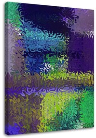 Obraz na plátně Abstraktní barevné - 70x100 cm