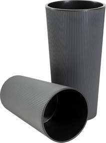 Plastový květináč URBANIKA ECO 75x40,9 cm antracitový